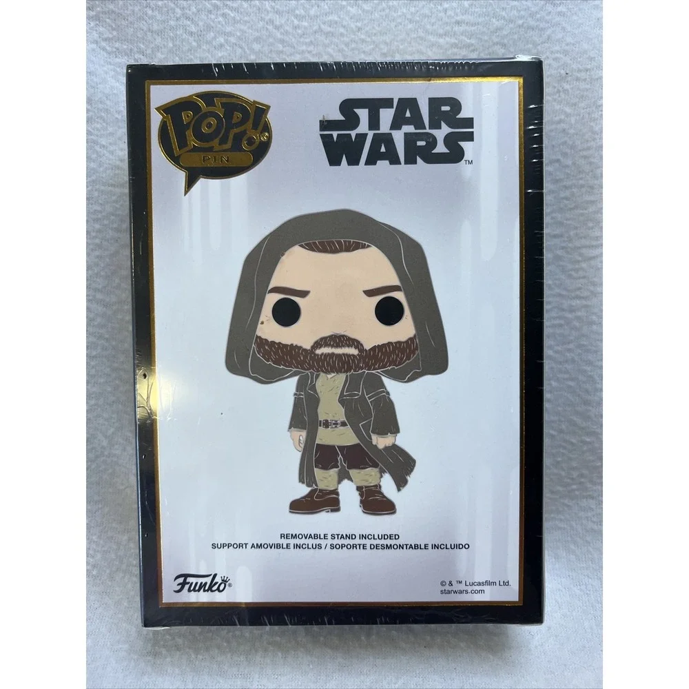 Funko Pop!‎ Pin Star Wars Obi-Wan Kenobi OS Brown New Walmart Exclusive SE Large